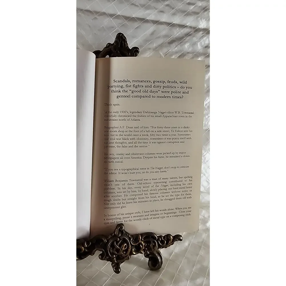 Observations from a Peak in Lumpkin County W.B. Townsend 2011 Paperback